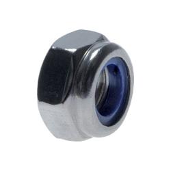 Hexagon nut - self-locking with plastic clamping ring - DIN 985 - M 16 - stainless steel